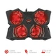 Подставка для ноутбука Trust 17.3" GXT278 Yozu Cooling Red LED Black (20817_TRUST) - изображение 6