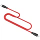 Дата кабель Hoco X21 Plus Silicone Type-C to Lightning (1m) Черный / Красный - изображение 3