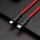 Дата кабель Hoco X21 Plus Silicone Type-C to Lightning (1m) Черный / Красный - изображение 5