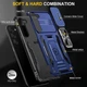 Чехол противоударный Epik Defender Cam Ring Case для Samsung Galaxy S21+ Синий / Navy - изображение 2