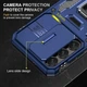 Чехол противоударный Epik Defender Cam Ring Case для Samsung Galaxy S21+ Синий / Navy - изображение 6