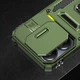 Чехол противоударный Epik Defender Cam Ring Case для Xiaomi 14T Оливковый / Army Green - изображение 3