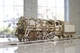 Механічний 3D-пазл UGEARS Локомотив з тендером 443 деталі (70012) (4820184120235) - изображение 4