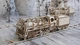 Механічний 3D-пазл UGEARS Локомотив з тендером 443 деталі (70012) (4820184120235) - изображение 8