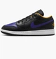 Кросівки жіночі Jordan 1 Low Gs Lakers 36 Чорний 553560-075 - зображення 1