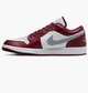 Кроссовки мужские Jordan 1 Low White Bordeaux 44.5 Червоний 553558-615 - изображение 1