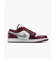 Кроссовки мужские Jordan 1 Low White Bordeaux 44.5 Червоний 553558-615 - изображение 4
