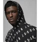 Бомбер мужской Jordan Essentials Aop Fleece Pullover L Чорно-білий DV7640-010 - изображение 4
