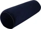 Подушка-валик MirSon №8493 Velvet Line 28-0006 Navy blue Велюр Пена Memory Антиаллергенная 50х20 см (2200006340027) - изображение 1