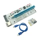 Райзер BitMiner PCI-E 16x to 1x 4pin PCIe & SATA with USB 3.0 Blue v 008S - изображение 1