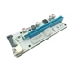 Райзер BitMiner PCI-E 16x to 1x 4pin PCIe & SATA with USB 3.0 Blue v 008S - изображение 2
