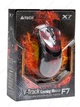 Миша A4Tech F7 червоно-чорна USB V-Track - зображення 4