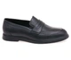 Лофери чоловічі IKOS 417-1/BLACK LEATHER 43 Чорний - зображення 1