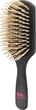 Прямокутна щітка для волосся TEK Salone Ash Wood Rectangular Brush Regular Pins з дерев'яною щетиною 22х6.5 см Чорна (8021293070503) - зображення 2