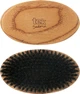 Щітка для бороди TEK Oval Military Style Ash Wood Beard Brush Boar Bristles з посиленою натуральною щетиною 11х6.5 см Ясень (8021293071807) - зображення 1