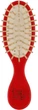 Маленька щітка TEK Salone Small Ash Wood Purse Brush з дерев'яною щетиною 15.5х4.7 см Червона (8021293023103) - зображення 1