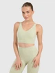 Спортивный топ женский 4F 4FWAW25USBAF210-42A M-L Зеленый (5905700708728) - изображение 1