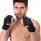 Перчатки для смешанных единоборств MMA Zelart BO-5699 XXS Черный-белый - изображение 5