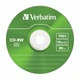 Диск CD Verbatim CD-RW 700Mb 12X SlimBox 5шт Color (43167) - зображення 5