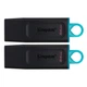 USB флеш накопичувач Kingston 2x64GB DT Exodia Black+Blue USB 3.2 (в Блістері 2шт) (DTX/64GB-2P) - изображение 1