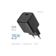 Зарядное устройство ColorWay GaN Mini 25W PD Port PPS USB-C black (CW-CHS052PD-BK) - изображение 7