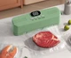 Беспроводной вакуумный упаковщик для продуктов вакууматор с цифровым экраном Vacuum Sealer 1425 Зеленый - изображение 1