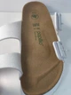 Женские шлепанцы BIRKENSTOCK PAPILLIO ARIZONA GROOVED VEGAN1018581 narrow 39 белые - изображение 7