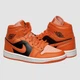 Кроссовки женские Jordan 1 Mid Orange Black 42.5 Оранжевый DM3381-600 - изображение 1