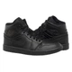Кроссовки мужские Jordan 1 Mid Triple Black 41 Чорний 554724-091 - изображение 6