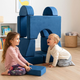 Fotel modułowy EcoToys dla dzieci DIY 8 miękkich poduch Niebieski (5905817007462) - obraz 11