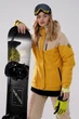 Куртка гірськолижна мембрана 10000 лижна зимова Brooklet Lili grey beige/orange yellow W жіноча жовтий - BL2021-012 - XL - зображення 8
