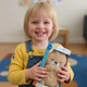 Мягкая игрушка дышащая выдра, ночник для сна с колыбельной мелодией (бежевый цвет) - изображение 2
