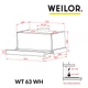 Вытяжка WEILOR WT 63 WH - изображение 11