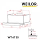 Вытяжка WEILOR WT 67 SS - изображение 11