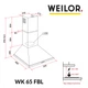 Вытяжка WEILOR WK 65 FBL - изображение 10