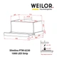 Вытяжка WEILOR Slimline PTM 6230 SS 1000 LED strip - изображение 10