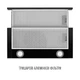 Витяжка телескопічна PERFELLI TL 6622 BL 1000 LED - изображение 7