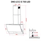 Вытяжка PERFELLI DNS 6252 D 700 BL LED - изображение 13