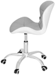 Fotel biurowy Springos HF0023 Szaro-białe (5907719475585) - obraz 4