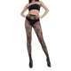 Женские колготки с черепами в сетку one size черный - изображение 8