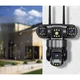 Камера наружная поворотная уличная WIFI V380 SC28-W FULL-HD Ночная сьемка 3 объектива (122813) - изображение 4