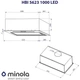 Витяжка MINOLA HBI 5623 WH 1000 LED - изображение 5