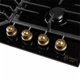 Варильна поверхня PERFELLI VINTAGE GW69C NERO - изображение 4
