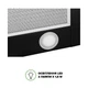 Вытяжка Купольная INTERLINE UNNA BL A/60 PB/2/T - изображение 6