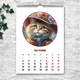 Календар настінний перекидний Коты 13 листов 42х29.7 см (ART 250153) - зображення 6