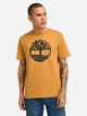Футболка хлопковая длинная мужская Timberland TB0A2C2RP47 M Желтая с принтом (193393784050) - изображение 1