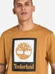 Футболка хлопковая длинная мужская Timberland TB0A5QS2P47 M Желтая (194902969685) - изображение 3