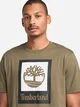 Футболка хлопковая длинная мужская Timberland TB0A5QS2A58 M Хаки (197643015529) - изображение 4