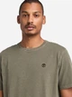 Футболка хлопковая длинная мужская Timberland TB0A5YAYA58 S Хаки (197643017486) - изображение 3