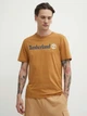 Футболка хлопковая длинная мужская Timberland TB0A5UPQP47 XL Желтая (194903977986) - изображение 1